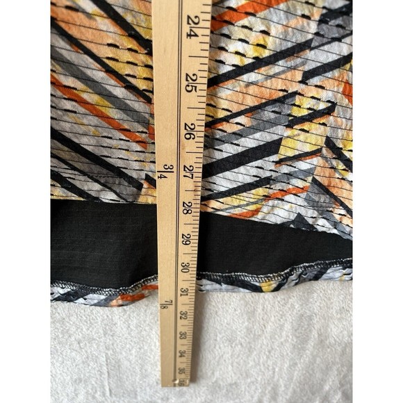 Joseph Ribkoff Jacket Women's 14 Retro Mod‎ Chevron Striped Artsy Layering - Picture 5 of 6